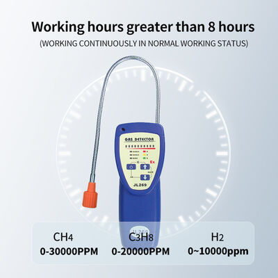 3.6V 1600mAh Methane LPG H2 Gas Leakage Detector For Automobile Maintenance